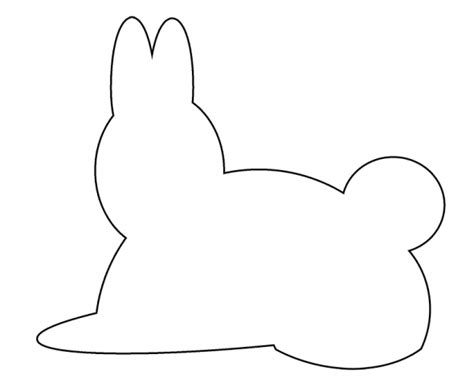 Are you looking for a simple bunny rabbit template? Traceable Easter Bunny - ClipArt Best