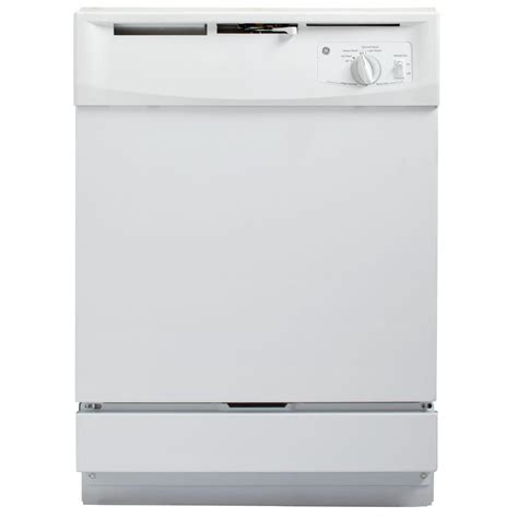 Ge Front Control Dishwasher In White Gsd2100vww The Home Depot