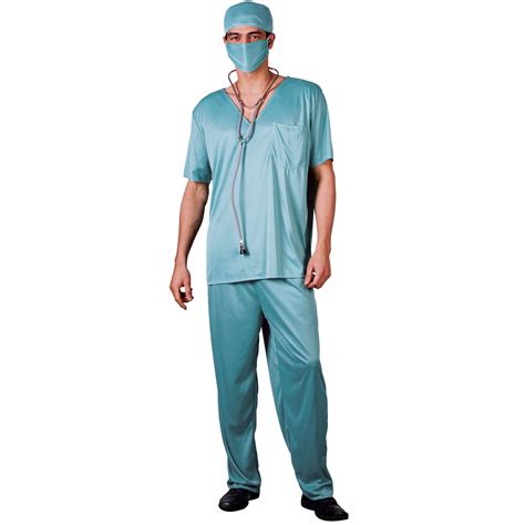 Mens Er Surgeon Hospital Doctor Plastic Surgery Tv Fancy Dress Up Party