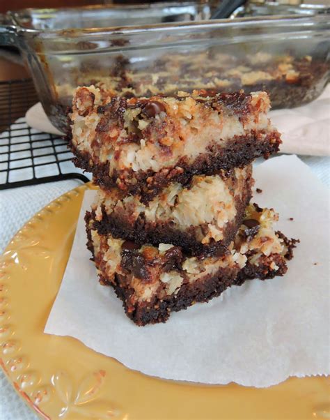 The recipe can be found on the inside wrapper of the baker's german's sweet chocolate bar. Just Jessie B: German Chocolate Cake Bars (Paleo)