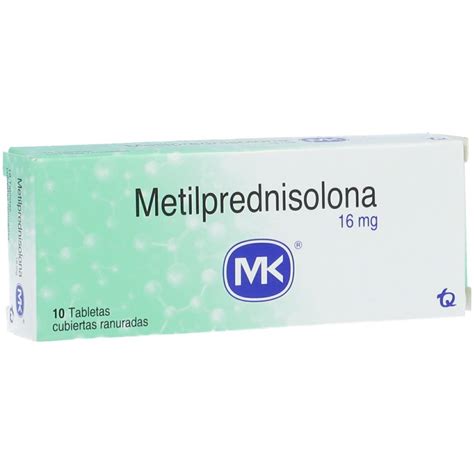 Metilprednisolona 16 Mg Tableta Recubierta Caja X 10 Los Expertos En