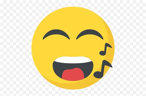Singing Emoticons Cantando Emojisinging Emoji Free Transparent