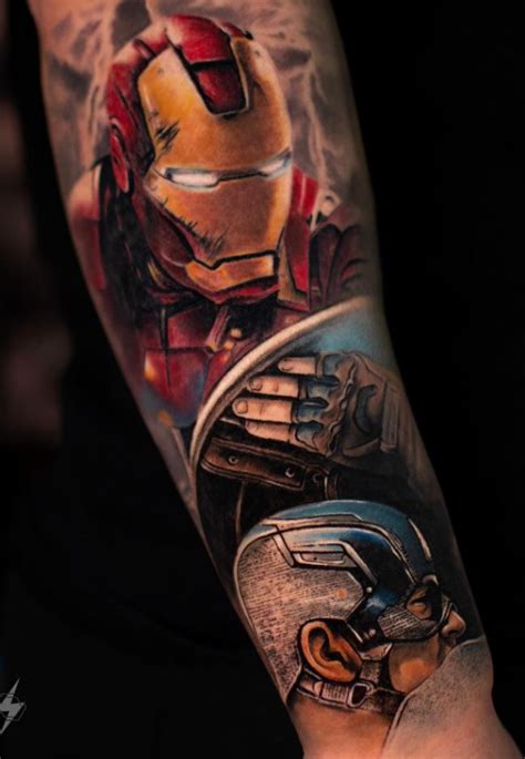 Marvel Tattoo Get An Inkget An Ink