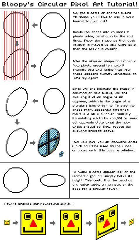 Circular Pixel Art Tutorial By Planetbloopy On Deviantart