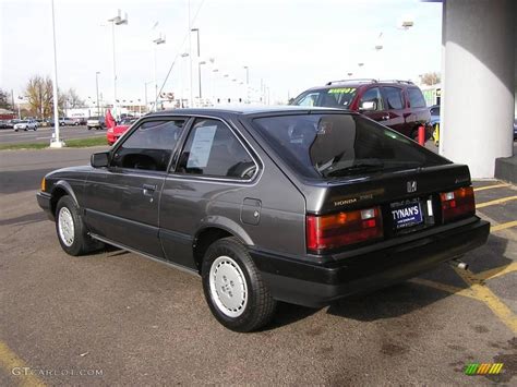1984 Graphite Gray Metallic Honda Accord Lx Hatchback 22550659 Photo