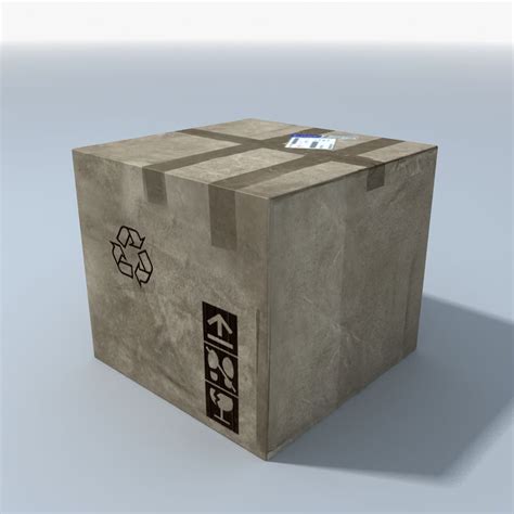 Cardboard Box Collection 3d Model 69 Max Ma Fbx Obj 3ds Free3d