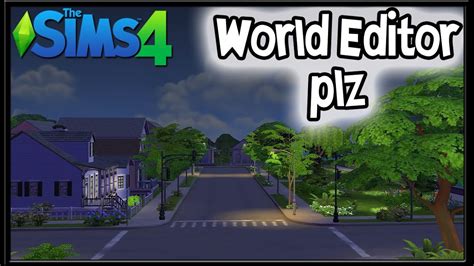 The Sims 4 Infothoughts World Builder Mode Youtube