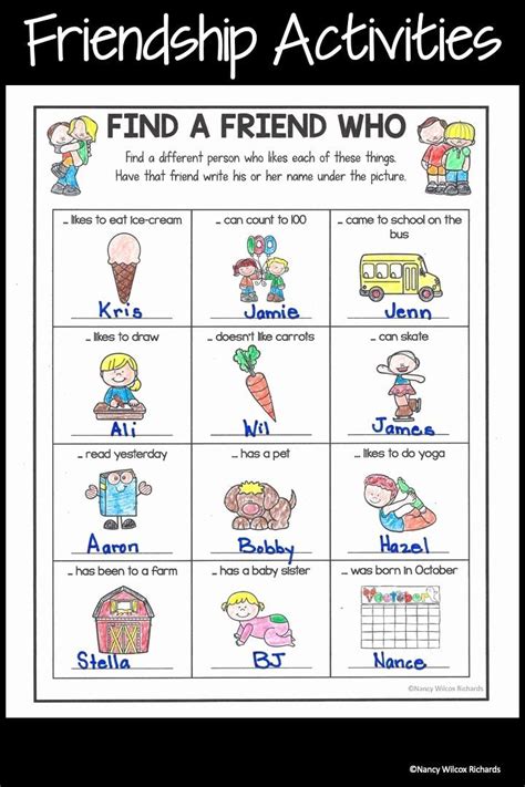 Being A Good Friend Worksheet For Kids