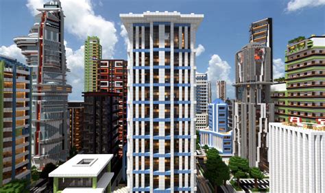 Really Cool Skyscraper Minecraft Creations Minecraft Designs