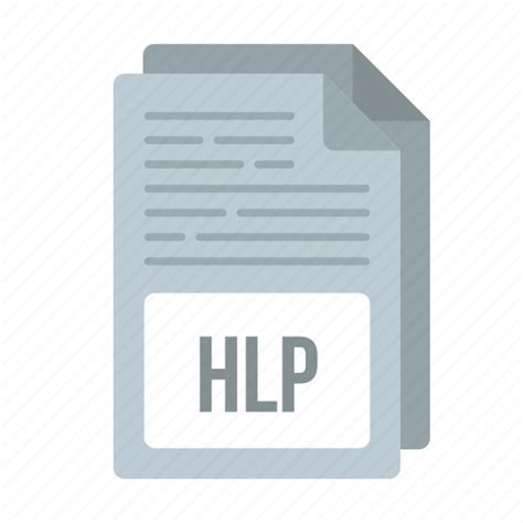 Document Extensiom File Format Hlp Hlp Icon Icon Download On