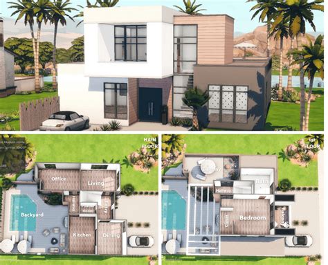 45 Easy Sims 4 House Layouts To Try This Year Sims 4 Floor Plans