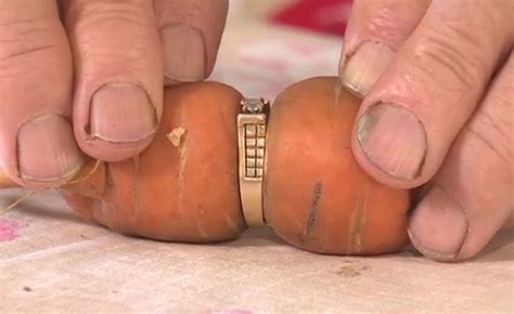 Woman Loses Engagement Ring And Finds It On Carrot 13 Years Later