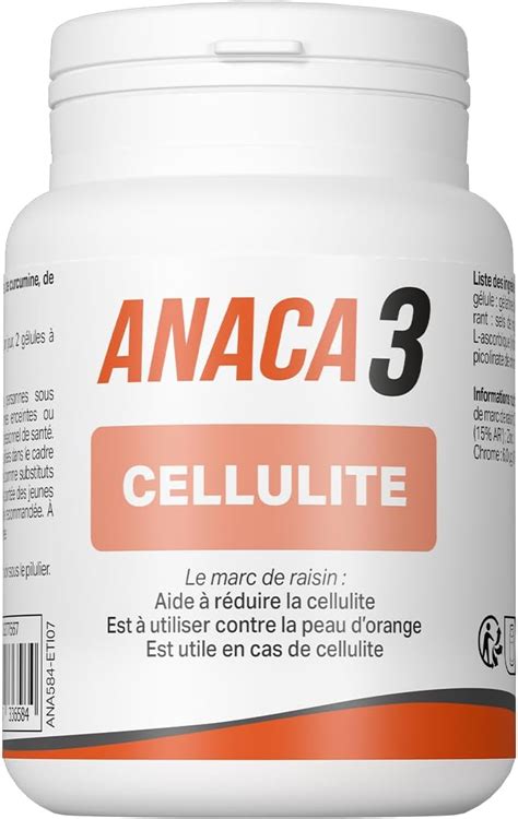 Anaca 3 Cellulite Complément Alimentaire Action Drainante And Agit