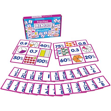 Fraction Bingo Jrl549 Junior Learning