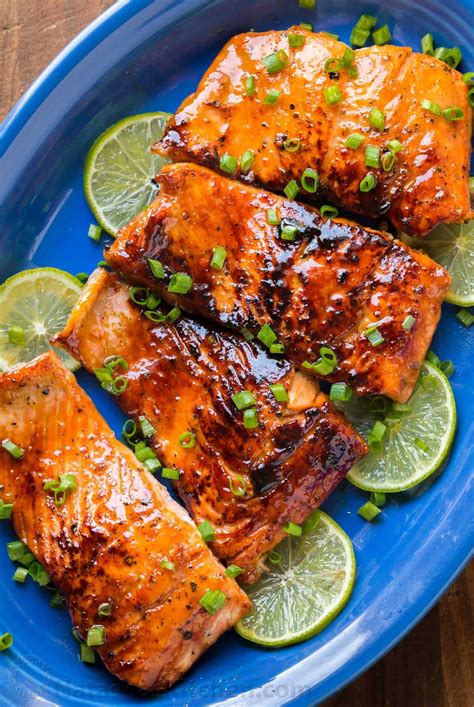 With a skewer or the tip of sharp knife poke a few holes in the fish. Honey Glazed Salmon Recipe - NatashasKitchen.com