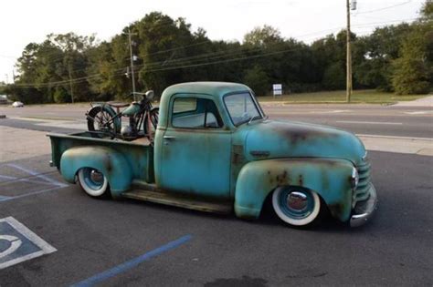 1951 Chevrolet 3100 1 Turquoise Pickup Truck V8 Other Automatic