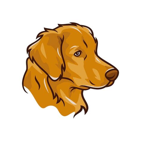 Premium Vector Labrador Retriever Dog Vector Logoicon Illustration