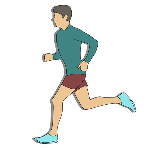 Vector Image Of Man Running
