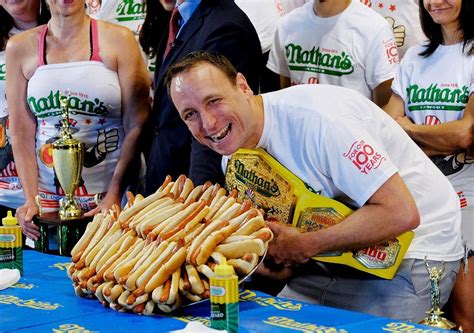 Joey Chestnut And Miki Sudo Dominate The Nathans Famous Hot Dog Eating