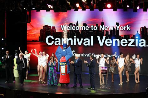 Carnival Venezia Sets Sail On Inaugural Cruise From New York City