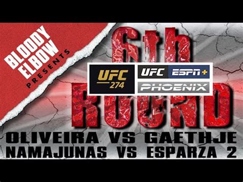 Ufc Oliveira Vs Gaethje Th Round Post Fight Show Youtube
