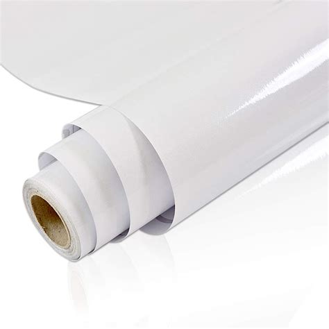YENHOME Vinyl Contact Paper Waterproof 24 X 196 Glossy White Removable