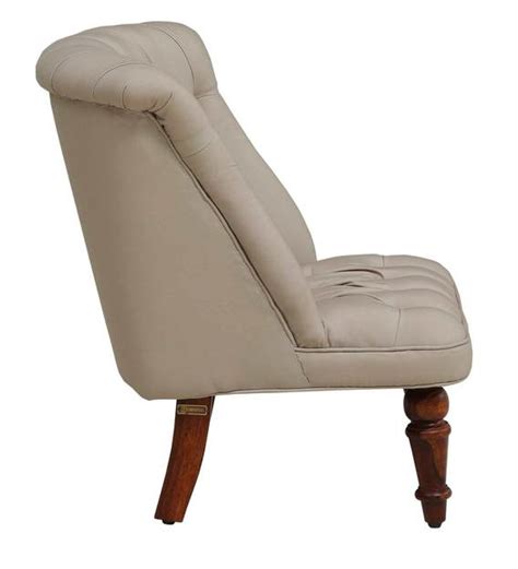 Buy Ludovic Accent Chair In Honey Oak Finish By Amberville Online