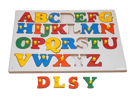Buy Abc Wooden Puzzle For Kids To Learn The Alphabets Online ₹350