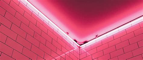 Follow us for our favorite pink aesthetic wallpapers, that look great with the perfect mobile phone accessory. Download wallpaper 2560x1080 wall, light, pink, tile dual ...