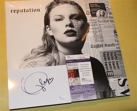 Taylor Swift Reputation New Vinyl Lp Picture Disc And Hand Signed