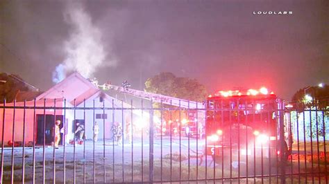 2 Churches Catch Fire Near South Los Angeles Investigations Underway