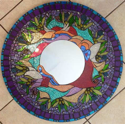 Most Recent Completed Pieces Mirror Stained Glass Mosaic Mirror Mosaic Mirror