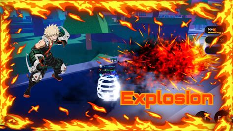 Explosion Quirk Showcase In Anime Fighting Simulator X Update 1 Youtube