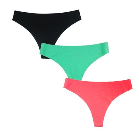 Buy Hot Grils Seamless Thongs Women Underwear Invisible Panties Sexy Intimates