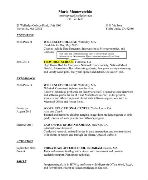 Although a student's resume does not necessarily contain work experience, there are just educational details to talk about. Free Resume Templates For College Students in 2020 (With ...