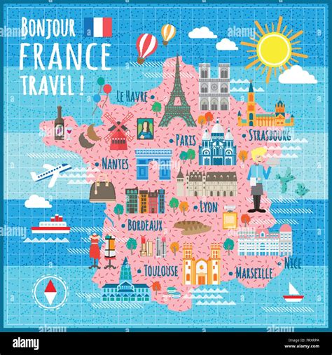 France Tourist Map Tourist Map Of France Tourist Attractions Western