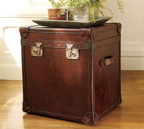 Leather Trunk End Table Ideas On Foter