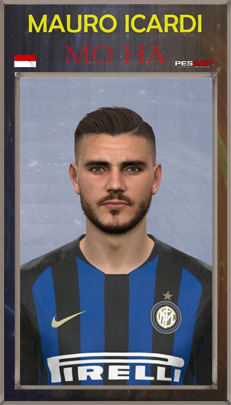 Do not miss the great pesgalaxy.com patch 2017 version 3.00. ultigamerz: PES 2017 Mauro Icardi (Inter Milan) Face 2019