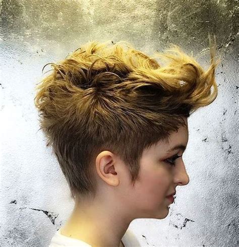 25 Exquisite Curly Mohawk Hairstyles For Girls And Women Short Punk
