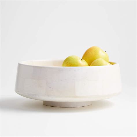 Katin Wood Centerpiece Bowls Crate And Barrel Modern Fruit Bowl Wood