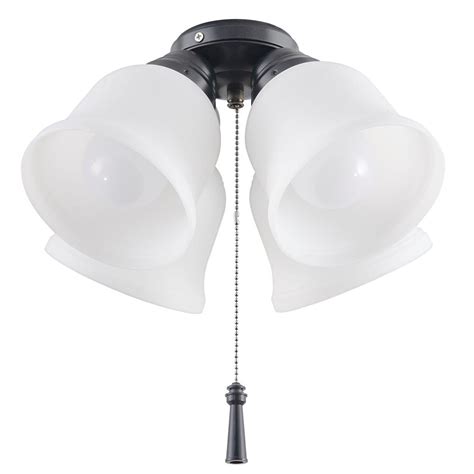 See more ideas about ceiling fan, fan light kits, fan light. Hampton Bay Gazelle 4-Light LED Ceiling Fan Light Kit ...