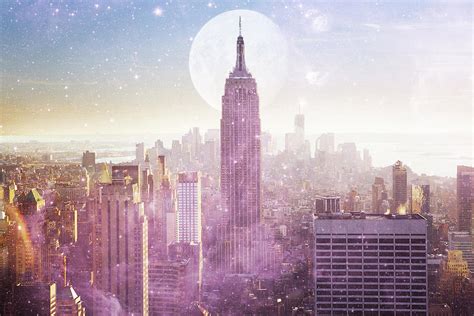 I Love Pink New York City Skyline Photograph By Emiliano Deificus