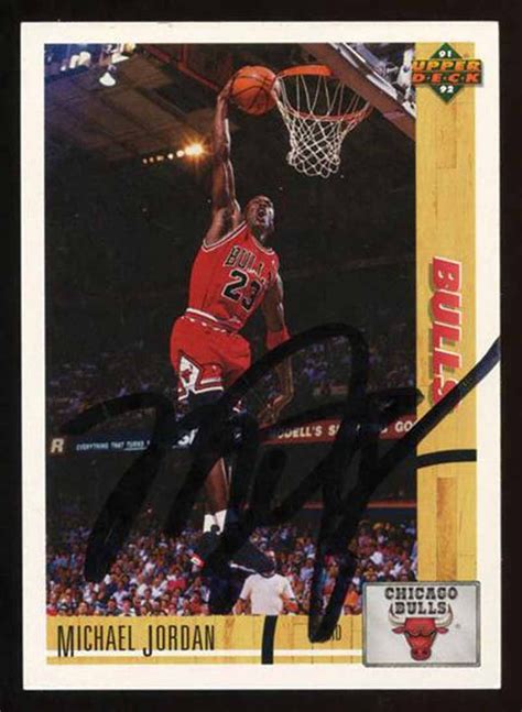 Michael jordan upper deck basketball card. Lot Detail - Michael Jordan Near-Mint Signed 1992 Upper ...