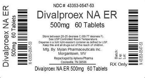 Buy Divalproex Sodium Divalproex Sodium 500 Mg1 From Gnh India At