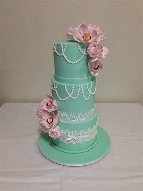 Pin By Keepitreal On Cake Turquoise Cake Wedding Cakes Different
