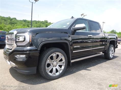 2017 Onyx Black Gmc Sierra 1500 Denali Crew Cab 4wd 121010611