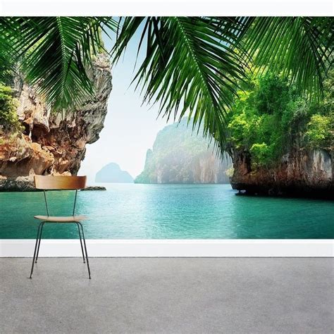 60 Best Ideas Of Tropical Wall Mural For Summer Paisagem 3d Papeis