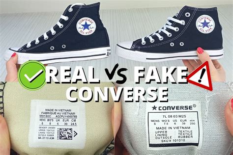 Real Converse Vs Fake 15 Ways To Spot Fake Converse Wearably Weird