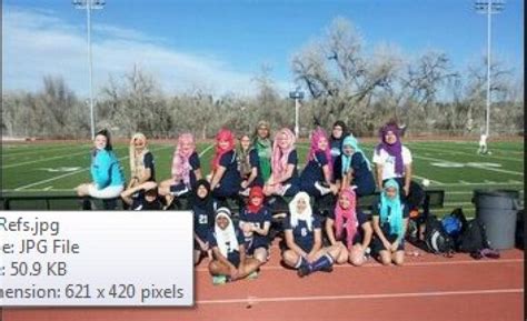 Team Wears Hijab Headscarves in Support of Muslim Teammate Banned From 