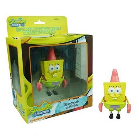 spongebob squarepants world series 1 spongebob as patrick mini figure spongebob squarepants